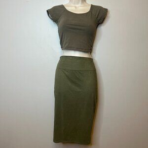 Green Skirt Set (XS)